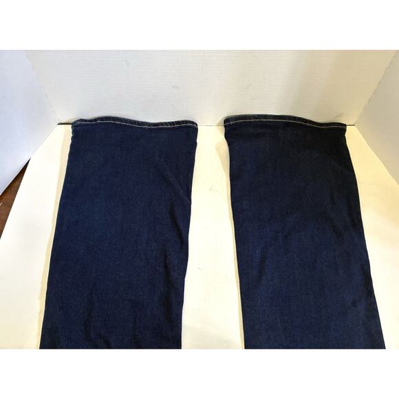 Seven7 High Rise Slim Flare Jeans – Dark Wash, Size 4 - Picture 5 of 7